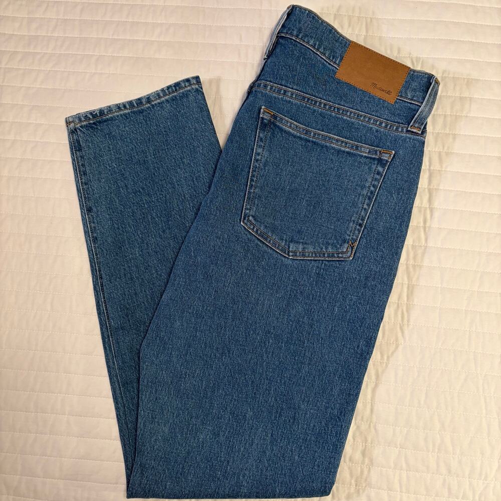 Madewell Athletic Slim Medium Wash Blue Denim Jeans Mens 32x32 NWT